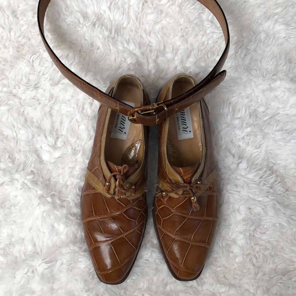 Men’s Mauri alligator dress shoes